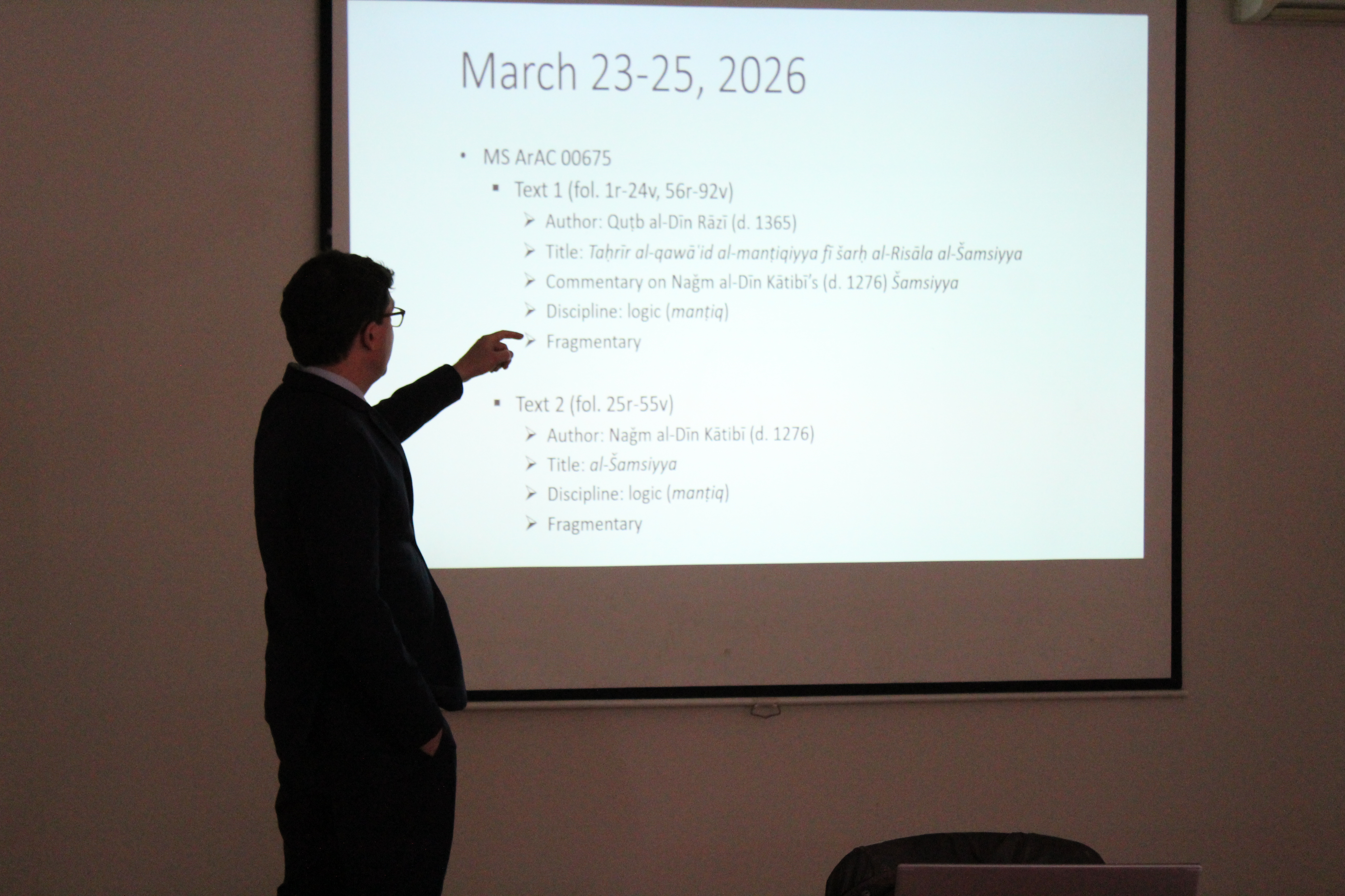 ჟენევის უნივერსიტეტის ხმელთაშუაზღვისპირეთის, სლავური და აღმოსავლური ენების დეპარტამენტის უფროსი მეცნიერი თანამშრომლის მოხსენება